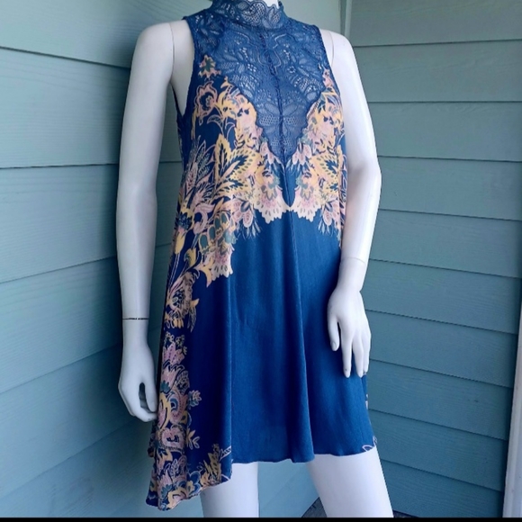 NWOT Free People Intimately Free Marsha Floral Lace Mini Slip Dress - Picture 10 of 12